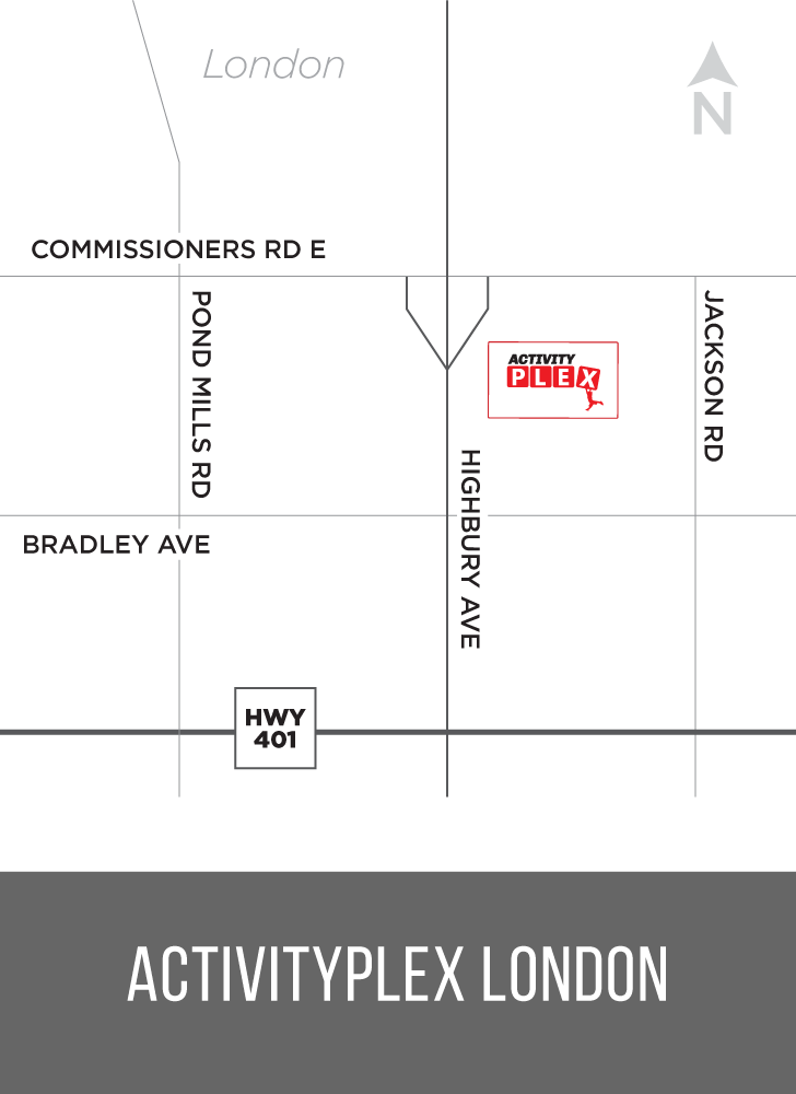 Activity Plex London Map